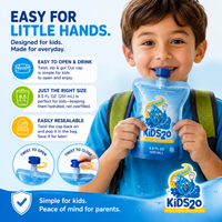 24-Pack KiDS2o 8.5 Oz Pouches